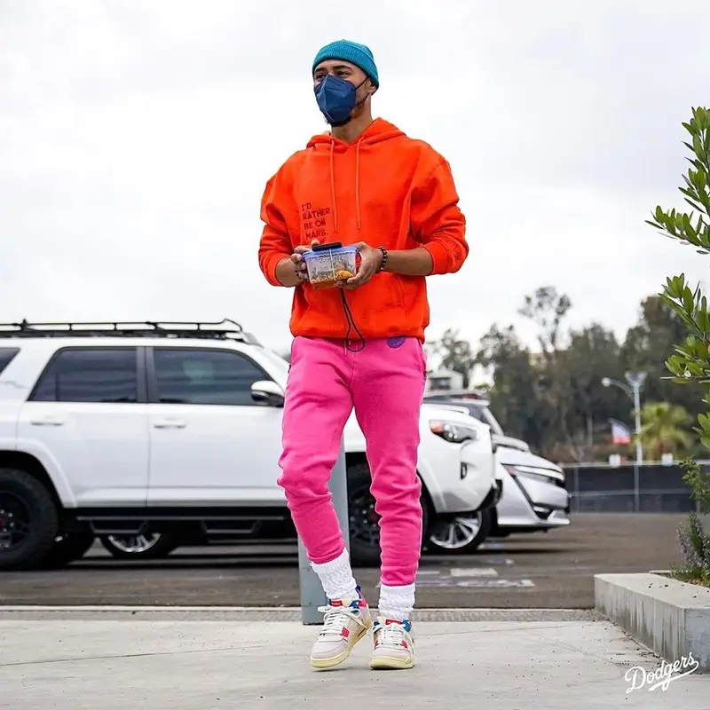 Mookie Betts outfit in The Future Is On Mars, 2021