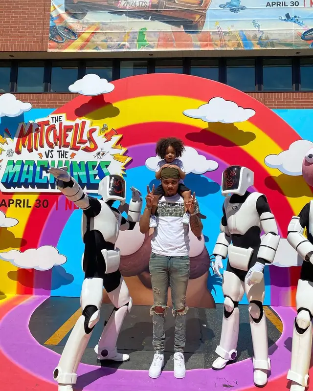 G Herbo outfit in Fendi, Amiri, and Nike, 2021
