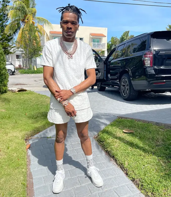Lil Baby outfit in Dior and Chanel, 2021