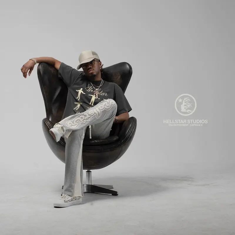 Metro Boomin outfit in Vans and Chrome Hearts, 2021