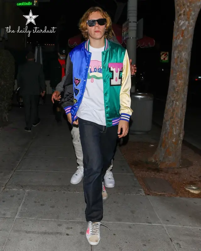 The Kid Laroi outfit in Ice Cream, Amiri, and Louis Vuitton, 2021