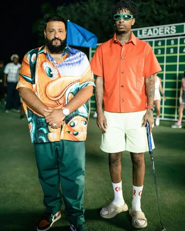 21 Savage outfit in Bottega Veneta, Bstroy, and Givenchy, 2021