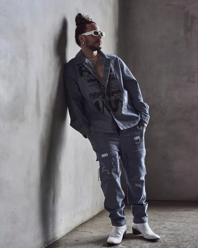 Russ outfit in Boy London, Golden Goose, and Bonnie Clyde, 2021