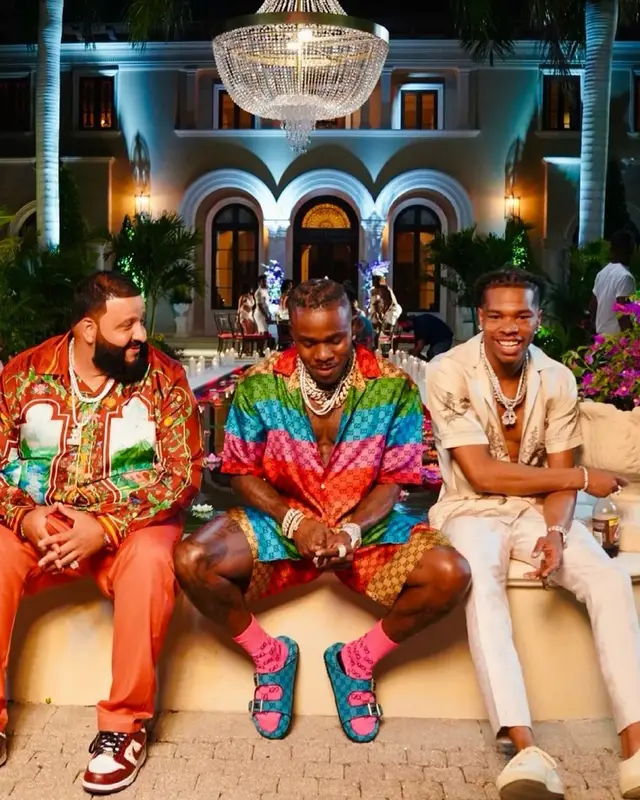 DaBaby outfit in Gucci, 2021