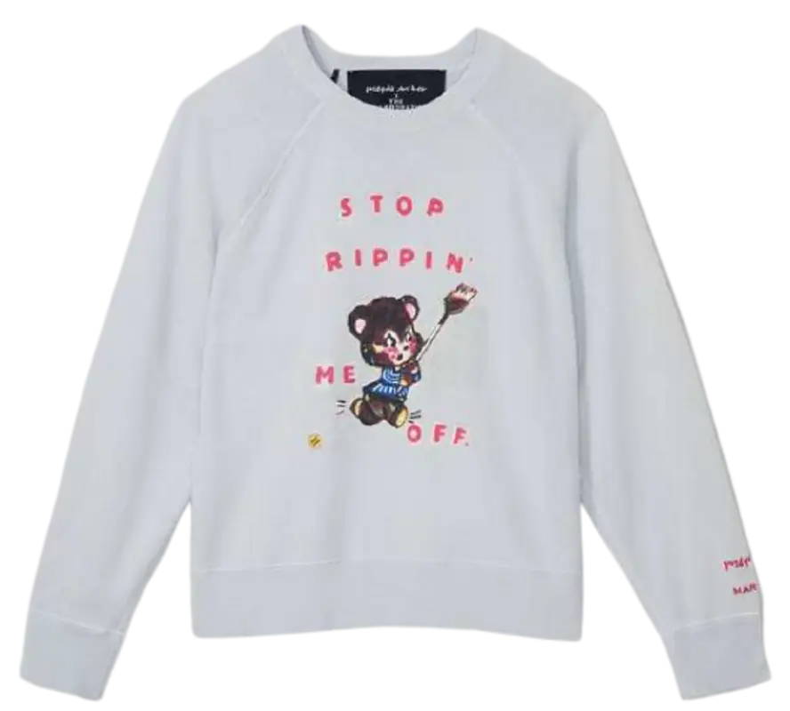 Marc Jacobs Gray Logo Sweatshirt $225