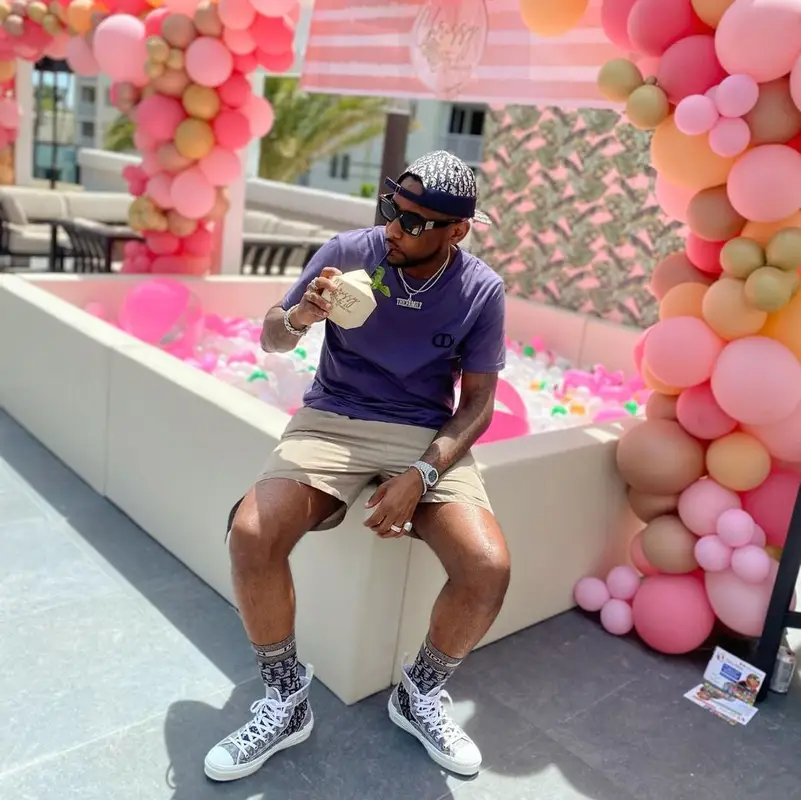 Fabolous outfit in Dior and Louis Vuitton, 2021