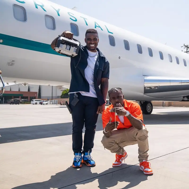 DaBaby outfit in Ben Davis , Amiri, and Nike, 2021