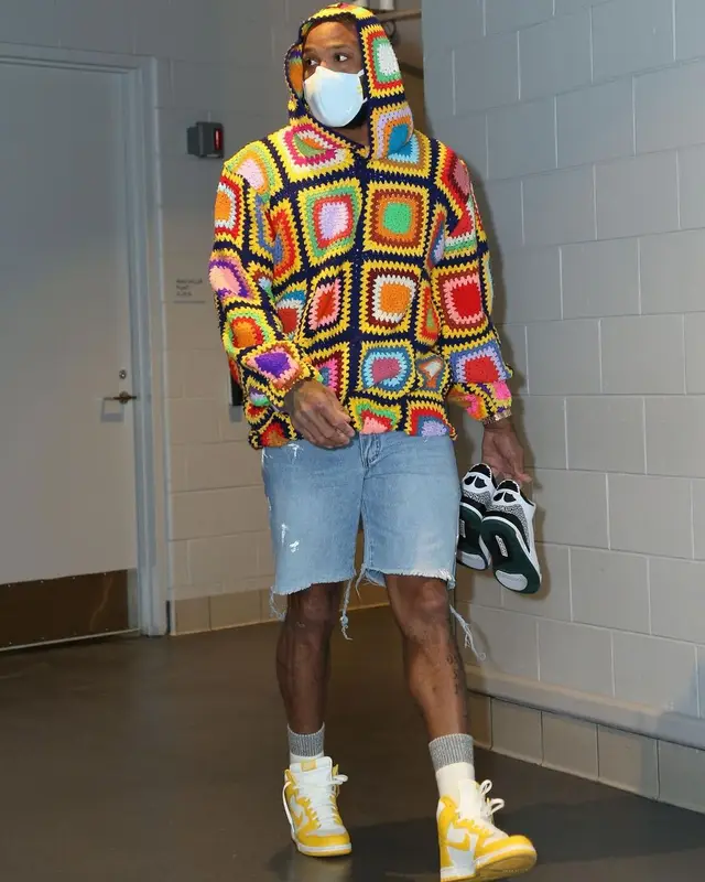 PJ Tucker outfit in Supreme, Gallery Dept., and Nike, 2021