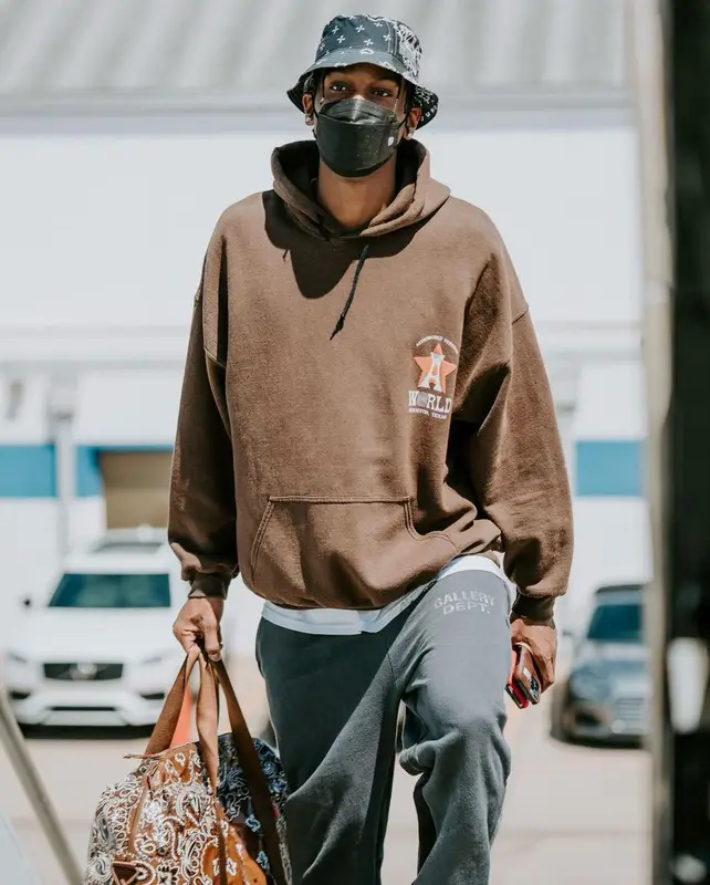 Shai outfit in Travis Scott Merch, Gallery Dept., and Kapital, 2021