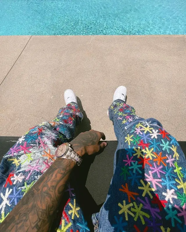 Tyga outfit in Homme + Femme, Pale, and Nike, 2021