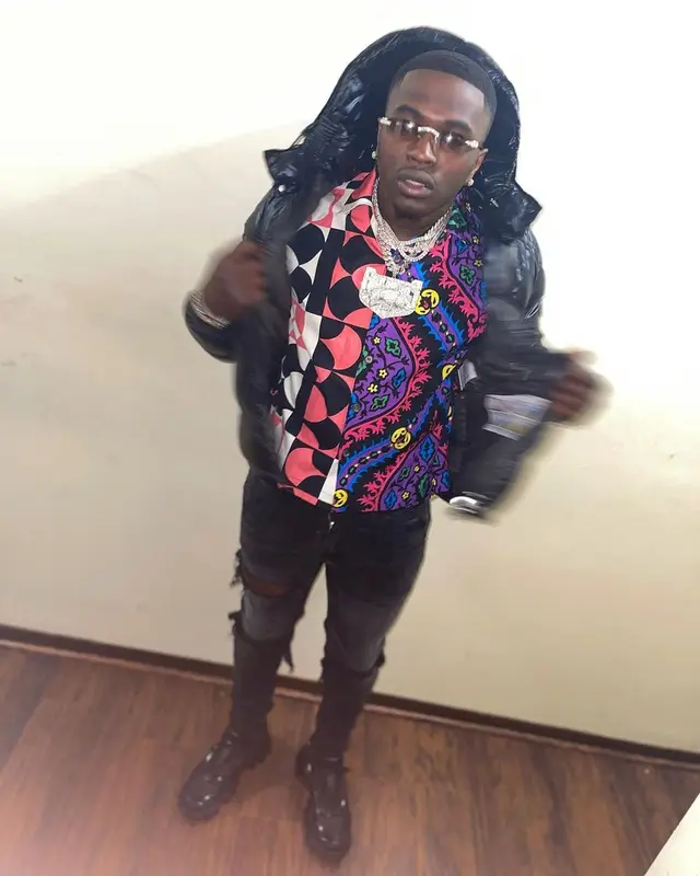 Bankroll Freddie outfit in Moncler, Prada, and Cartier, 2021