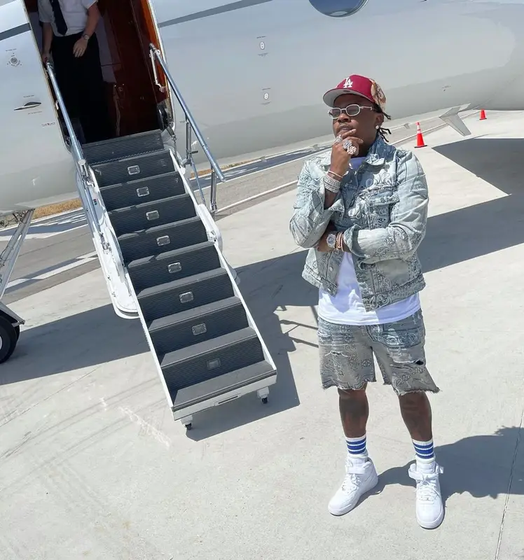 Gunna outfit in Amiri, Cartier, and Jon Stan, 2021