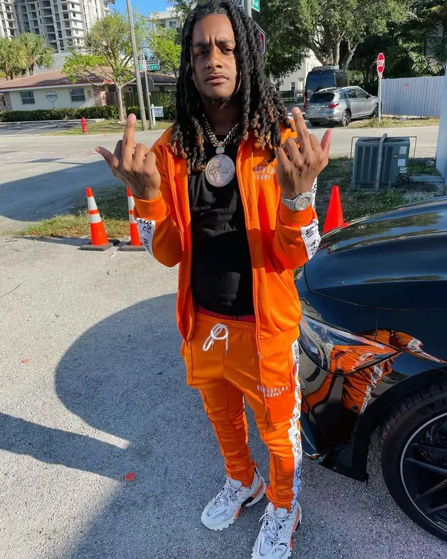 FCG Heem outfit in Balenciaga, Louis Vuitton, and Ethika, 2021