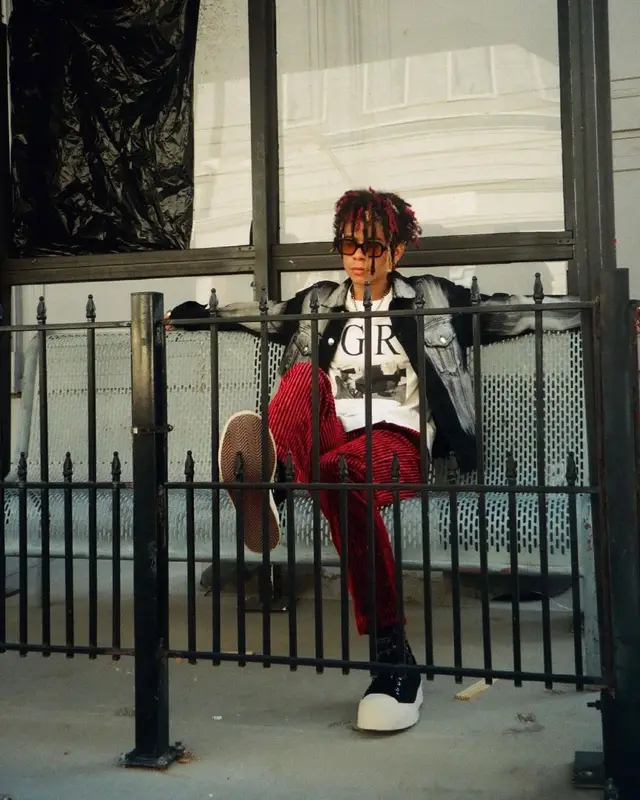 Iann Dior outfit in Marni, Hysteric Glamour, and Lexxola, 2021