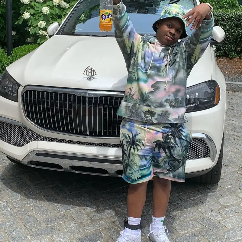 42 Dugg outfit in Nike and Palm Angels, 2021