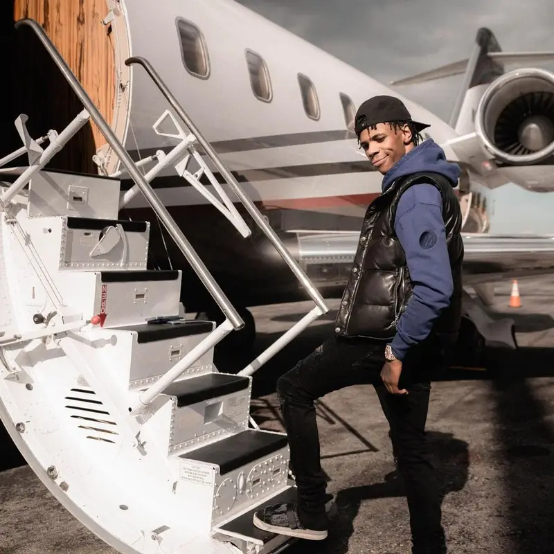 A Boogie Wit Da Hoodie outfit in Tier, Amiri, and Dior, 2021