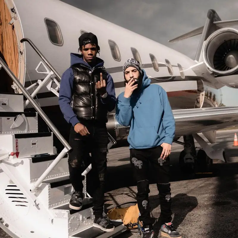 A Boogie Wit Da Hoodie outfit in Tier, Amiri, and Dior, 2021