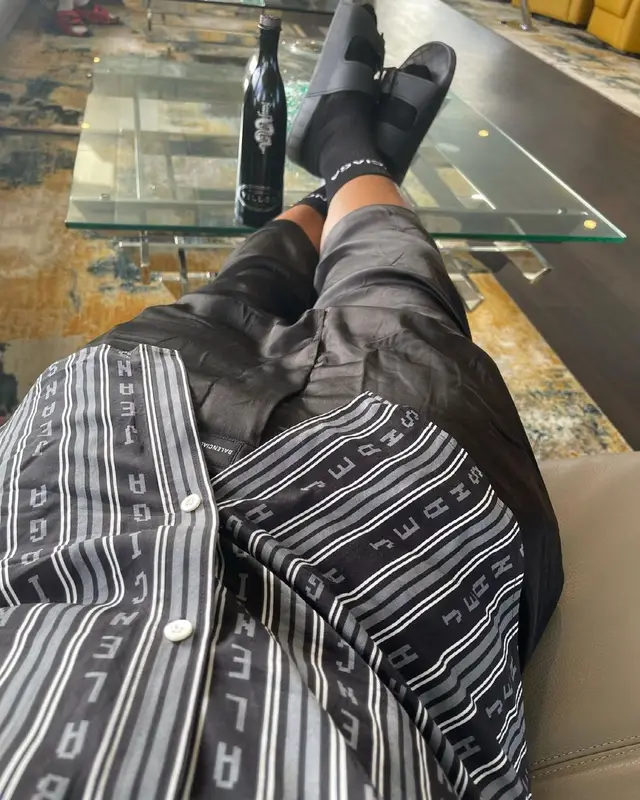 Moneybagg Yo outfit in Balenciaga, 2021