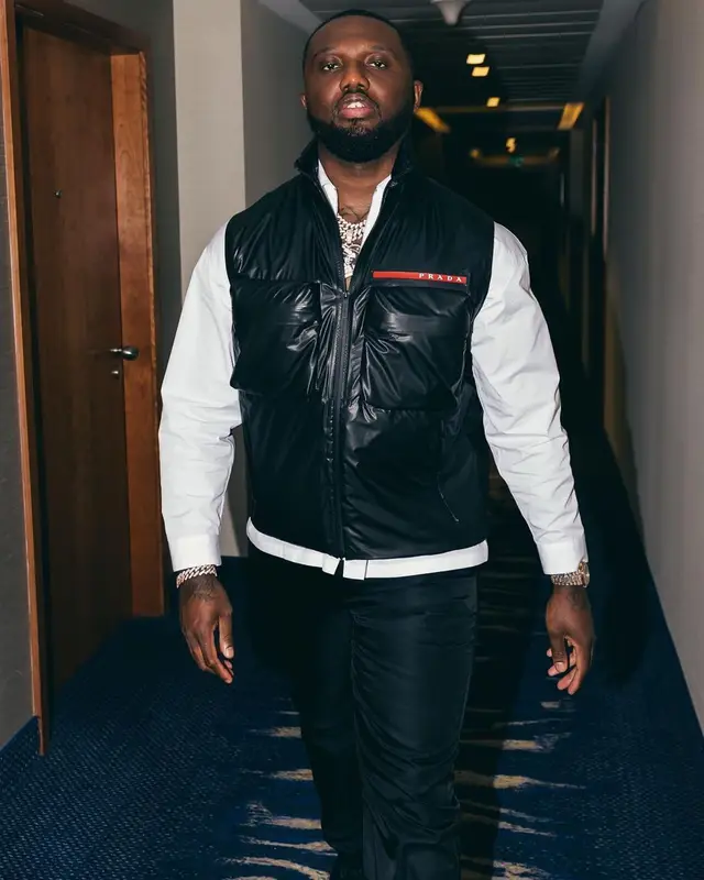 Headie One outfit in Prada, 2021