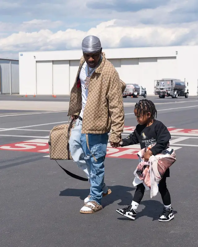 DaBaby outfit in Gucci, 2021