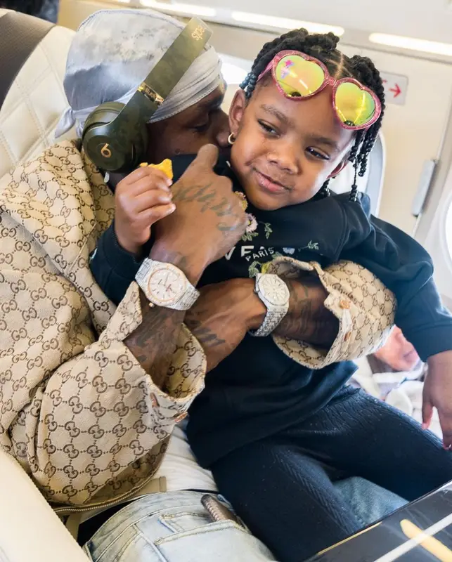 DaBaby outfit in Gucci, 2021