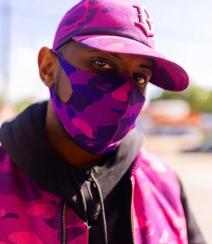 Fabolous outfit in Carhartt, Bape, and Nigo, 2021