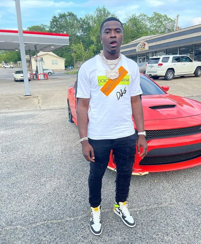 Bankroll Freddie outfit in Dolce & Gabbana and Nike, 2021