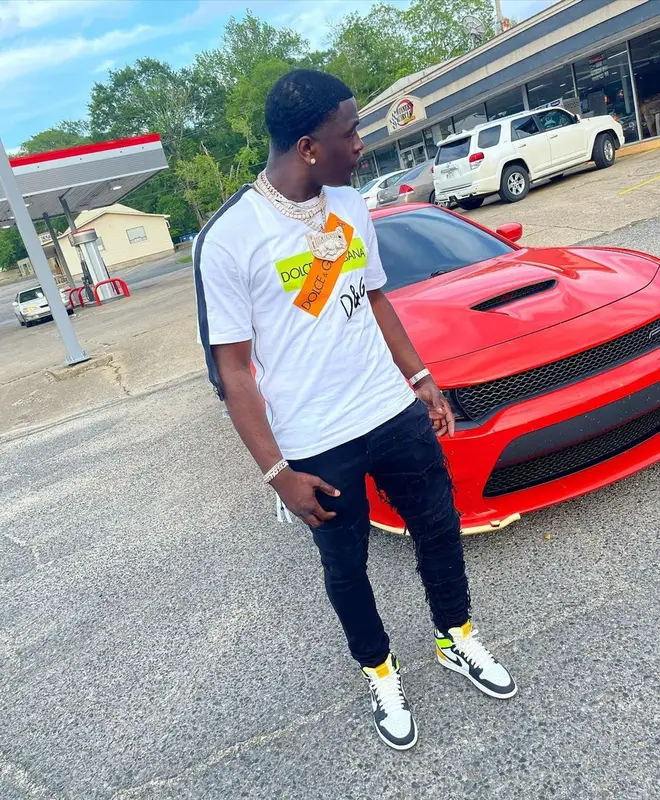 Bankroll Freddie outfit in Dolce & Gabbana and Nike, 2021