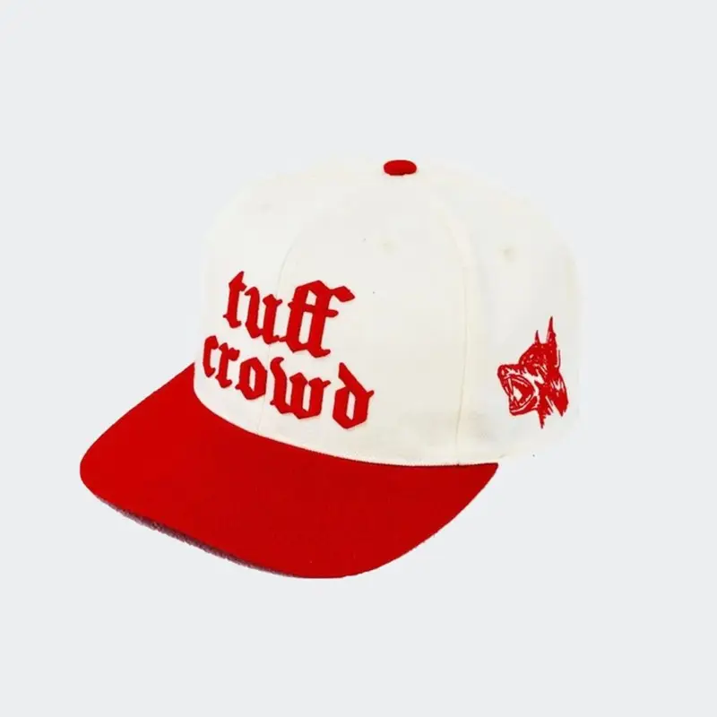 off white hat red