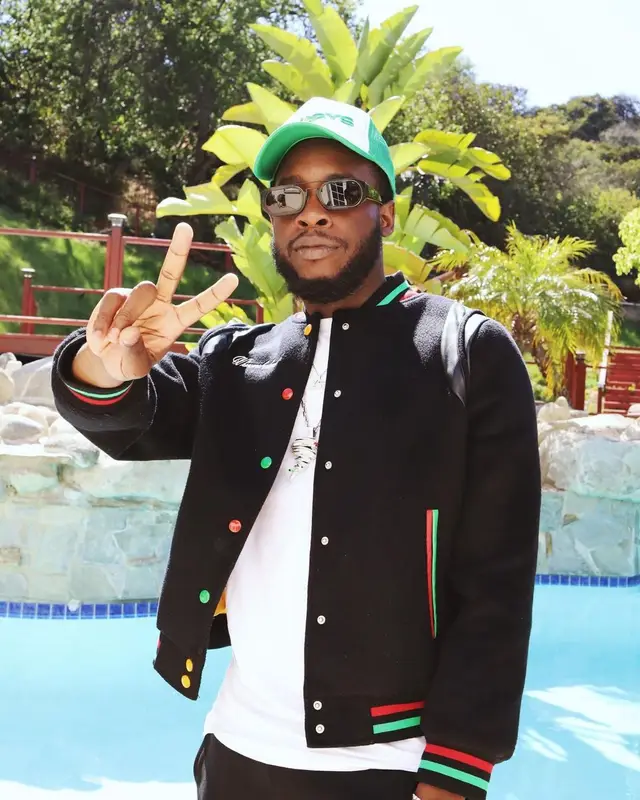 T-Shyne outfit in Amiri, Prada, and Ecosys La, 2021