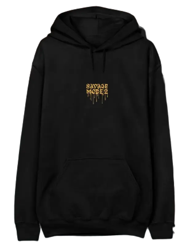 21 Savage Merch No Opp Black Hoodie $55
