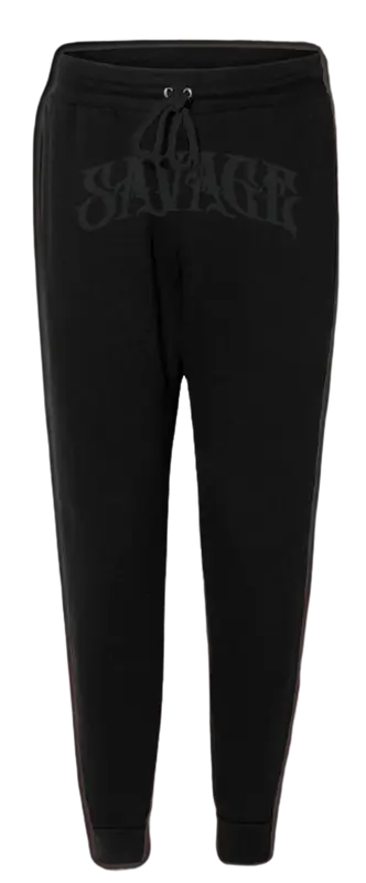 21 Savage Merch Gunsmoke Black Sweatpants $60