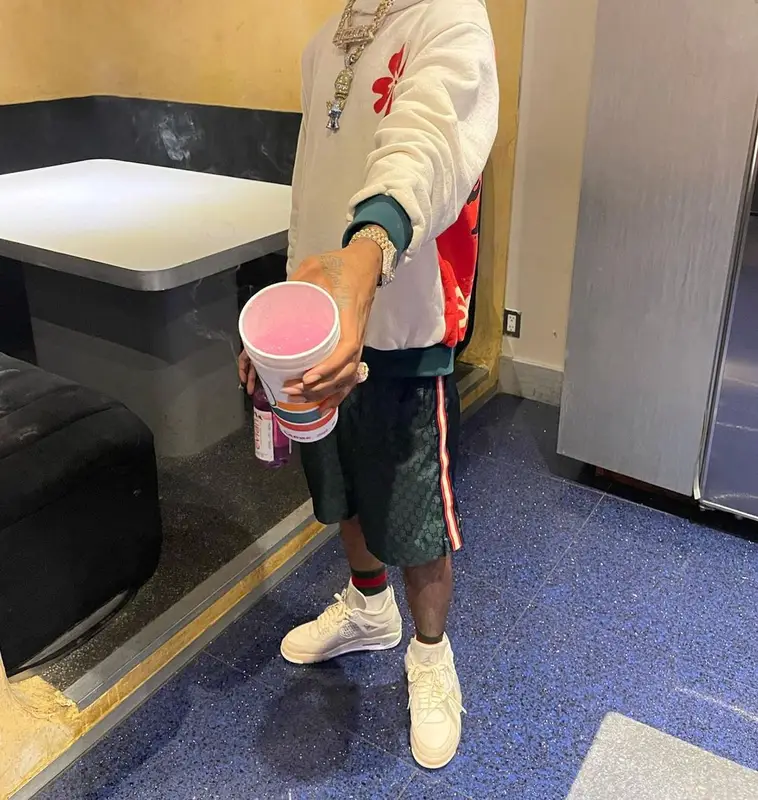Key Glock outfit in Marni, Jordan, and Gucci, 2021