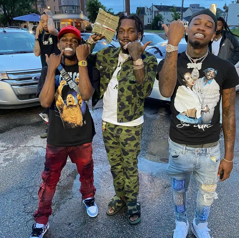 Sauce Walka outfit in Bape, Levi’s, and Suicoke, 2021
