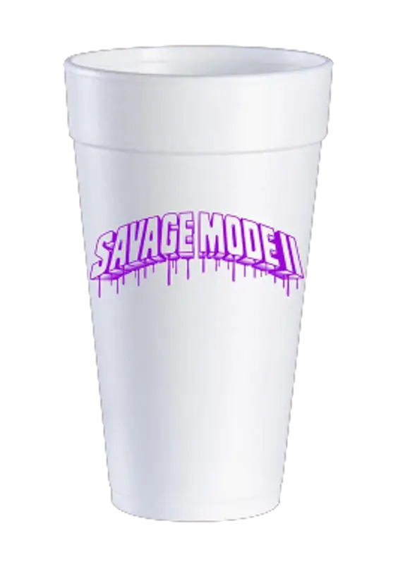 21 Savage Merch Chopped Not Slopped Cup $2