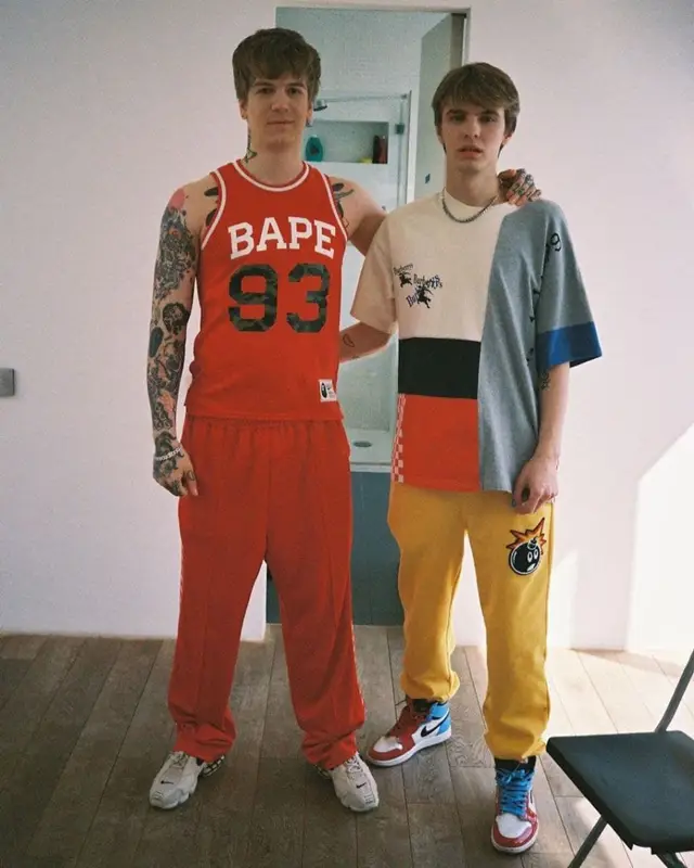 SODA LUV outfit in Bape, Kappa, and Nike, 2021
