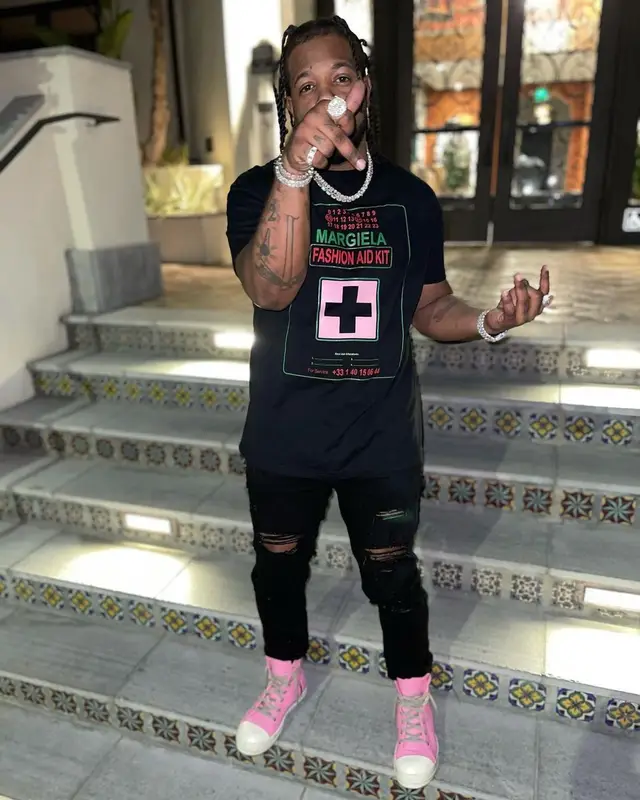 Rowdy Rebel outfit in Maison Margiela, Amiri, and Rick Owens, 2021