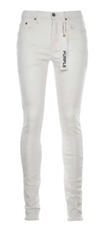 white branded jeans