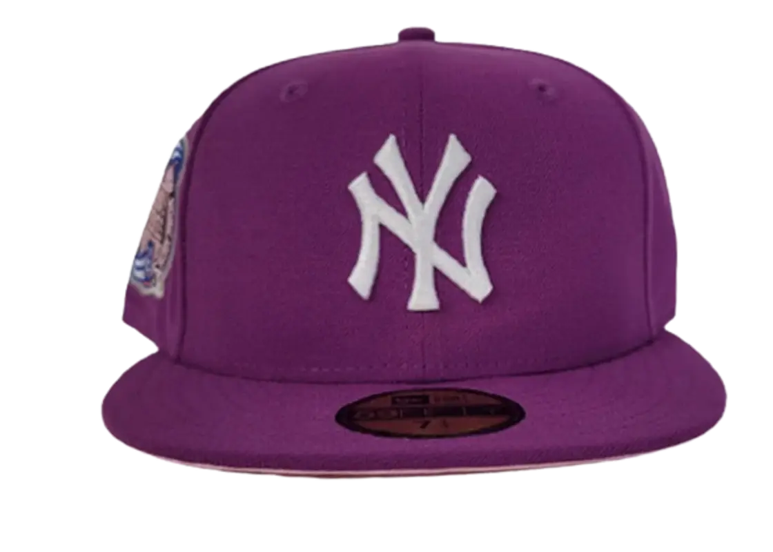 grape fitted hat