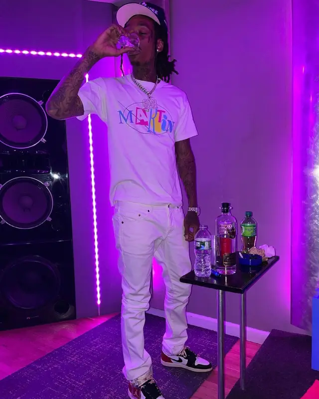 Wiz Khalifa outfit in Vintage and Nike, 2021