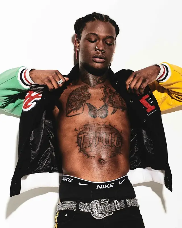 2KBABY outfit in Homme + Femme, B.B. Simon, and Nike, 2021