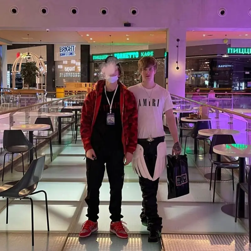 OG Buda outfit in Bape, Stone Island, and Adore Moscow, 2021