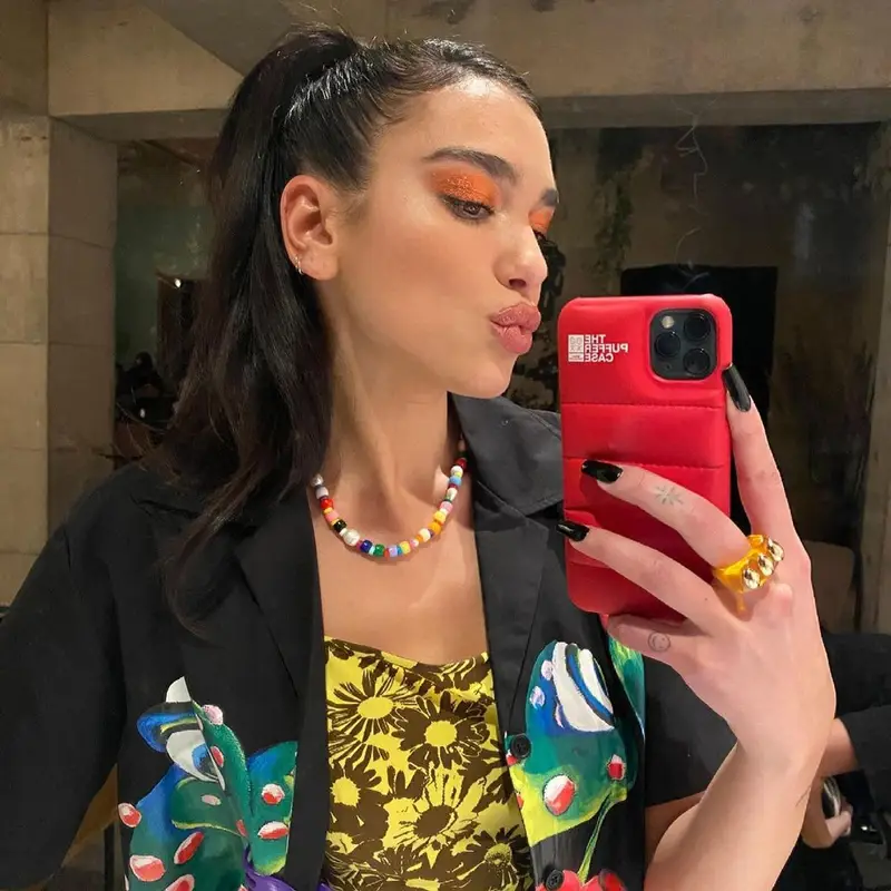 Dua Lipa outfit in Marc Jacobs and La Manso, 2021