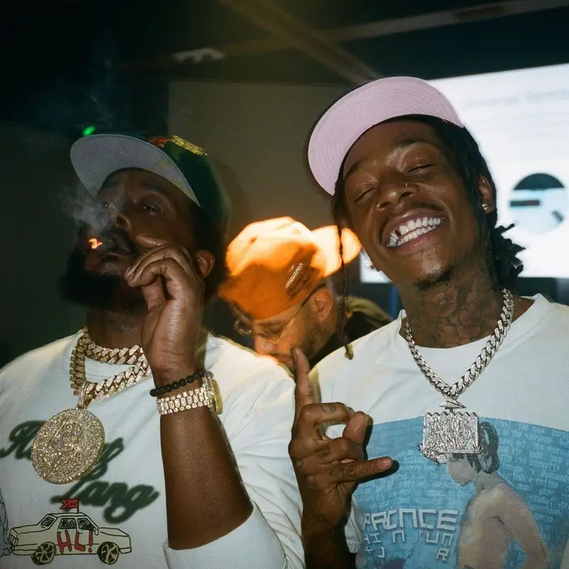 Wiz Khalifa outfit in Prince, Amiri, and B.B. Simon, 2021