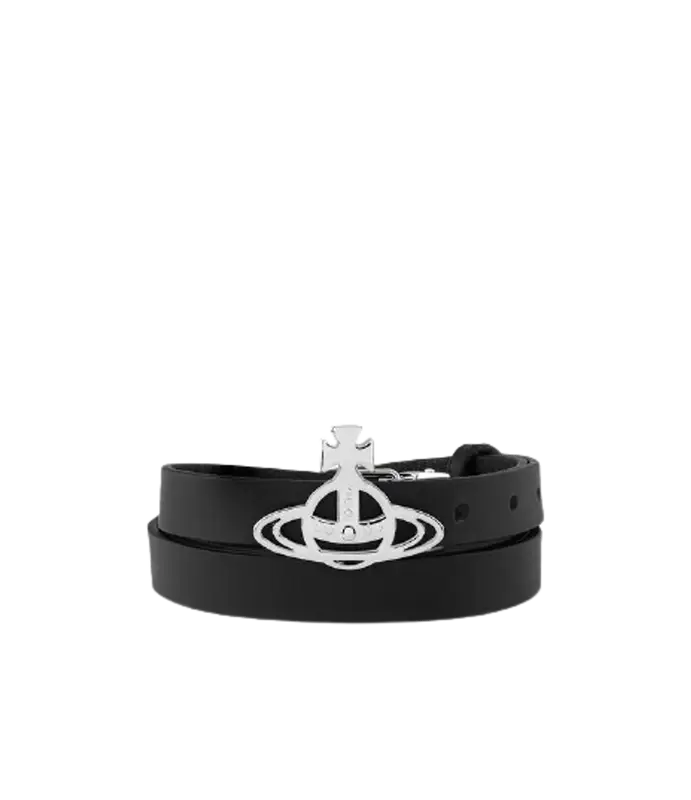 Vivienne Westwood Silver Logo Belt $190