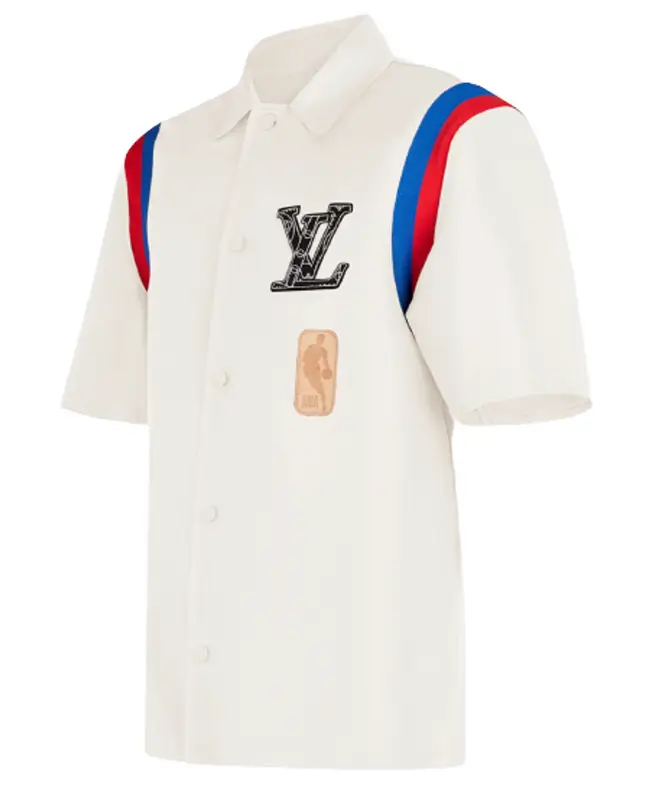 Louis Vuitton White NBA Basketball Short-Sleeved Shirt – MILNY PARLON
