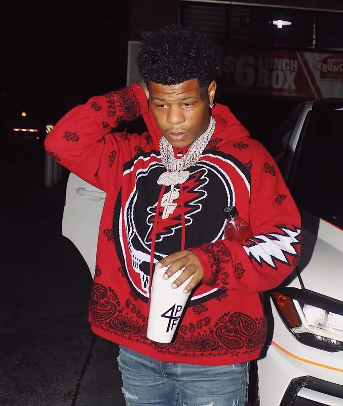 Rylo Rodriguez outfit in Amiri, Dior, and Grateful Dead, 2021