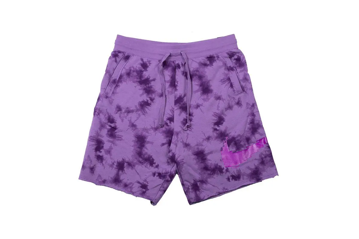 purple tie dye nike shorts