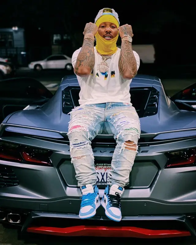 Doe Boy outfit in Marni, Amiri, and Nike, 2021