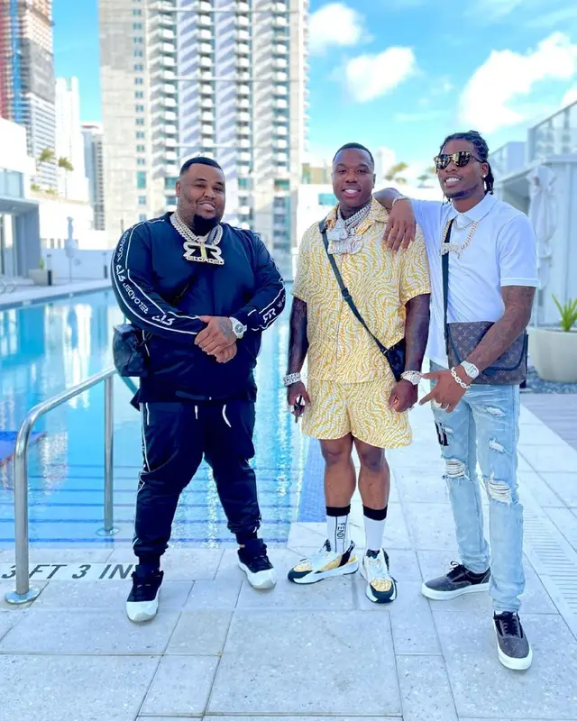 CJ So Cool outfit in Amiri and Louis Vuitton, 2021